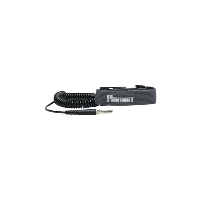 Pulsera Anti Descargas Electroestática (ESD), de Tela Ajustable, con Cable en Espiral de 1.82m (6ft)