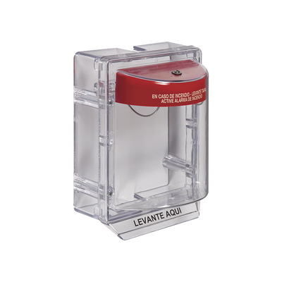 Cubierta Protectora Serie Stopper II® De Policarbonato, Con Bocina, Espaciador Transparente, Etiqueta en Español