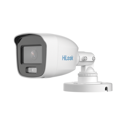 Bala TURBOHD 1080p / Imagen a color 24/7 / METAL / Lente 2.8 mm / Luz blanca 20 mts / IP66 / TVI-AHD-CVI-CVBS