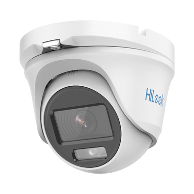 Turret TURBOHD 1080p / Imagen a color 24/7 / METAL / Lente 2.8 mm / Luz blanca 20 mts / IP66 / TVI-AHD-CVI-CVBS
