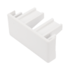 Tapa final color blanco de PVC auto extinguible, para canaleta TMK1735, TMK1735SD (5390-02001)