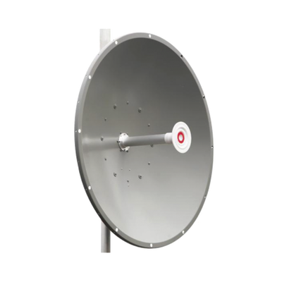 Antena direccional de 3 ft, 5.1 a 7.1 GHz, Ganancia 34 dBi, Conectores RP SMA (sma hembra inverso), Polarización doble, incluye montaje para torre o mástil
