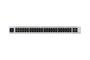 UniFi Switch USW-Pro-48-POE Gen2, Capa 3 de 48 puertos PoE 802.3at/bt + 4 puertos 1/10G SFP+, 600W, pantalla informativa