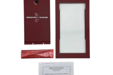 Puerta con cerradura para montaje en superficie