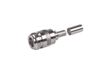 Conector N Hembra Plegable con Pin Cautivo para cables