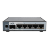 Router hEX S / 5 Puertos Gigabit Ethernet / 1 Puerto SFP 2.5G / Dual-Core ARM / 512 MB RAM / RouterOS V7 / PoE-In y PoE-Out / Montaje en Pared