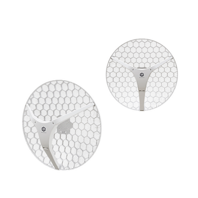 (LHG 5) Cliente y PtP en 5 GHz 802.11 a/n, Antena Integrada de 27 dBi, Hasta 316mW de Potencia.