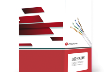 Bobina de cable de UTP de 4 pares Cat5e de 305 m (1000 ft), 100% Cobre, PVC ROHS, Color Gris, 24 AWG, Uso en Interior, Para Aplicaciones de Voz, Datos y Video