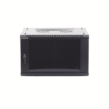 Gabinetes PRECISION, Con Puerta Perforada, de 19in, 6UR, 450mm de Profundidad, Color Negro