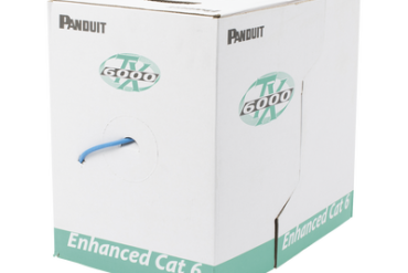 Bobina de Cable UTP 305 m. de Cobre, TX6000™ PanNet, Reelex, Azul, Categoría 6 Mejorado (23 AWG), LSZH (Bajo Humo, Cero Halógenos), de 4 pares