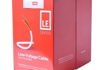 Bobina de 305 Metros / Cable de CCA / 4x22 AWG / Tipo Aluminio Revestido de Cobre / Aplicaciones en Alarmas de Intrusión /Automatización