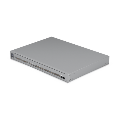 UniFi Switch USW-Pro-24-POE Gen2, con funciones capa 3, de 24 puertos PoE 802.3at/bt + 2 puertos 1/10G SFP+, 400W, pantalla informativa
